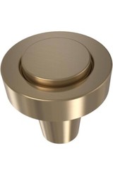 Lot Of (4) Modern Brace 1-5/32 in. Champagne Bronze Cabinet Knob