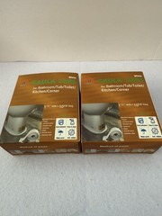 Lot of 2 Tousea White Caulk tape, bathroom kitchen (1.5″ x 10.5Ft), New in box