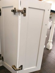 Stainless Steel 135° Lazy Susan Hinge with Screws – Perfect for Kitchen Cabinets