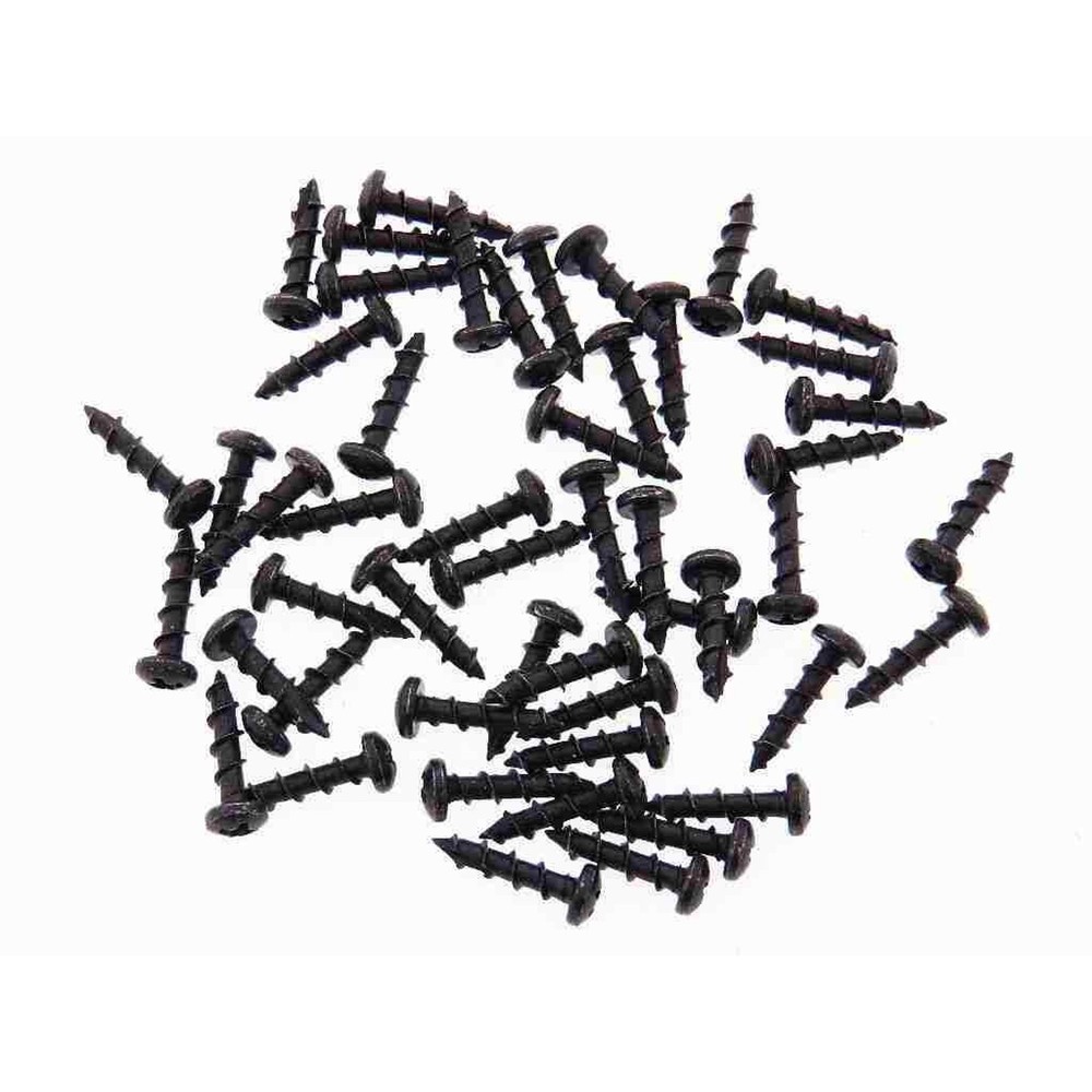 100 Pk #8 Youngdale Rubbed Bronze Hinge Screws 1/8″ x 5/8″ Self Tapping Pan Head
