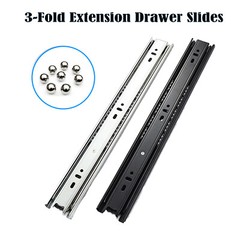 14 16 18 20″ Full Self Close Extension Drawer Slides Rails Mount Ball Runners