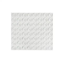 100 Pcs Cabinet Door Rubber Self Adhesive Bumpers Sound Dampening Clear Bumper