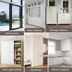 Cabinet Door Magnets Stick On, 2 Pack 30 LB Heavy Duty Ultra Thin Invisibl