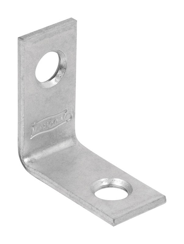 National Hardware 1in.Hx0.5in.W x 0.07in. D Steel Inside Corner Brace (40-PACK)