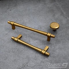 6 Pack Antique Brass Cabinet Pulls, 3-3/4 Inch96mm Hole Centers Kitchen Cabin…