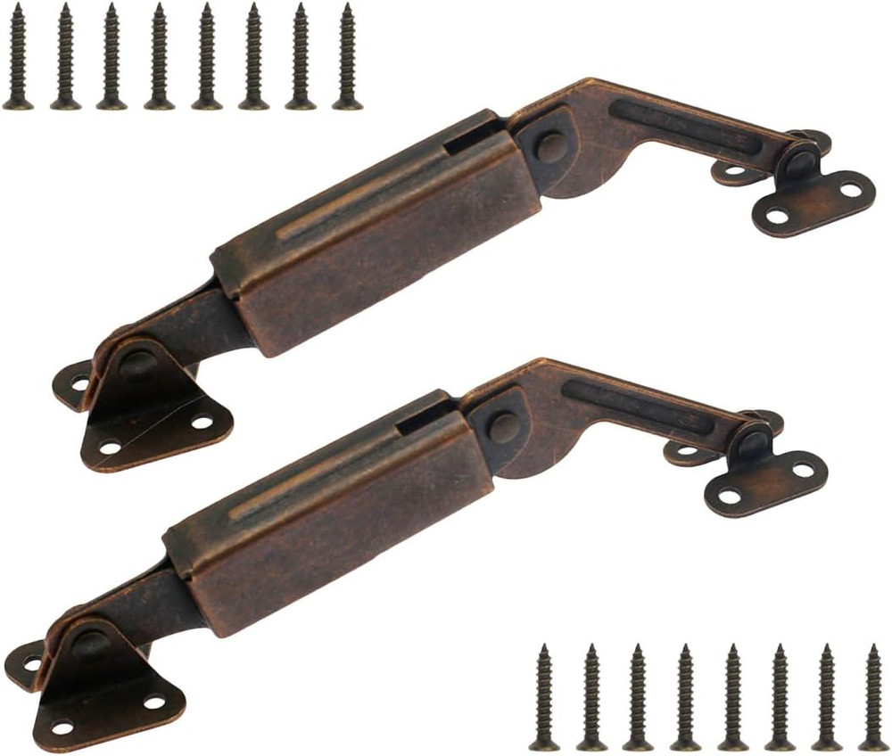 Spring Lid Support, 2 Pcs Box Cabinet Hardware | Universal, down Hinge