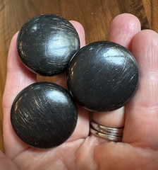 Vintage Blackened Metal Dresser & Cabinet Knobs – Lot of 25 Matching Drawer Pull