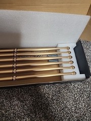 6 Pack Champagne Bronze Gold Cabinet Handle Drawer Pulls, 12-3/5″(320mm) c-c