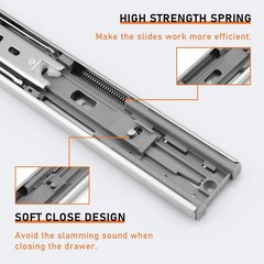 Probrico 22 Inch 10 Pairs Drawer Slides