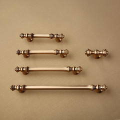 10 Pack 3 Inch(76Mm) Champagne Bronze Kitchen Cabinet Handles,Brushed Brass Cabi