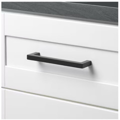 *2 10-PACKS* GlideRite 6-1/4 in. Matte Black Solid Square Slim Bar Pulls = 20