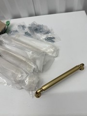 10 Pack 6 Inch Hole Center Champagne Bronze Cabinet Pulls