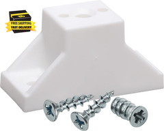4 Pack Hardware 1″ (25Mm) Drawer Slide Cabinet Side Spacers, Plastic Kitchen Ca