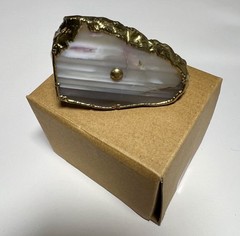 Anthropologie Swirl Geode Agate Pull Knobs 2015 ~ New In Box