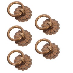 5 Pcs Cabinet Handles Brasss Pulls for Dresser Decorative Closet Knobs