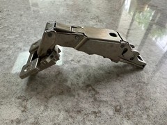 Grass Cabinet Hinge 1203 with 052 baseplate, Spring Close, Clip-on, Full Overlay