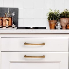 10 Pack 3 Inch(76mm) Kitchen Cabinet Handles Antique Brass Cabinet Pulls Kitc…