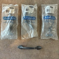 Amerock Natural Elegance Nickel Finish Cabinet/Drawer Pulls Set Of 4