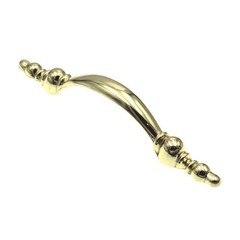 Ultra Hardware Designer’s Edge Arch Pull 3″ Ctr Polished Brass 59627