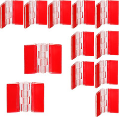 12 Pcs Acrylic Hinge Clear Acrylic Mini Hinge Transparent Plastic Hinges…