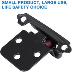 US Kitchen Cabinet Hinges Overlay Face Mount Cupboard Door Hinges Soft Close Lot