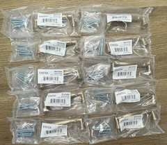 (LOT OF 10) Emtek 86475US4 – 3-1/2 in Center to Center Cabinet Pull- Satin Brass