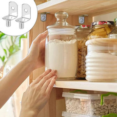 50 Pcs Shelf Support Pegs, 1/4 Inch (6.35Mm) Metal Shelf Pins for Wood Shelves A