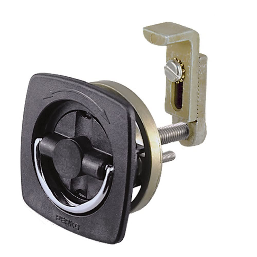 Perko 0932DP2BLK Flush Mount Latch – Black One Size,