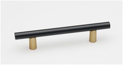 Alno A2802-35 Vita Bella 3-1/2″ Center to Center Modern Smooth – Champagne /