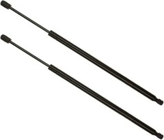 2Pcs 21.11 Inch Front Hood Struts Lift Supports Fits INCH 120LBS, Black
