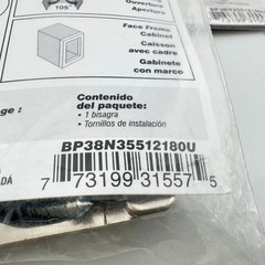 Lot of 5 -Blum 105 Deg Compact 38N Series 0.5-inch Overlay Screw-On Self Closing