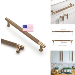 Asidrama 10 Pack 7.5 Inch192Mm Champagne Bronze Kitchen Cabinet Handles Cabinet