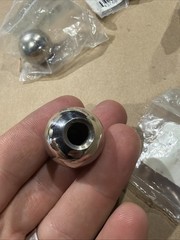 6 Pack SSBK-056 stainless steel ball knob 3/8-16 X1/2. 1 Inch Dia