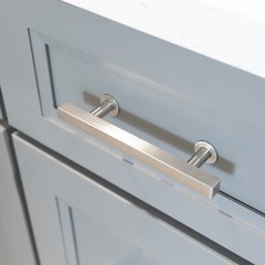 Brushed Nickel Modern Cabinet Handles Bar Pulls Kitchen Hardware Stainless Steel