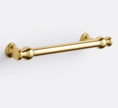 Two (2) Rejuvenation Howell Drawer Pulls 6” Aged Brass