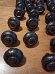 34 Pc Vtg Cast Iron Rustic Cabinet Knobs Handle Farm Decor 4 Pounds