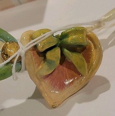Silvestri Whispering Garden Voghelle Pastel Heart Whymsical Drawer Pull 5.5″