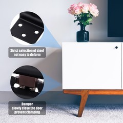 10/20/50Pairs Multi-folding Page Cabinet Hinges Closing Kitchen Door Hardware