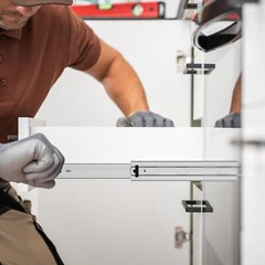 2 PAIR – Homands Heavy Duty Full Extension Drawer Slides Steel 100lb 10”