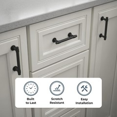 Elegant Francisco 10-Pack 3″ Cabinet Pulls – Durable, Scratch-Resistant Design