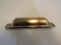 Richelieu Cabinet Pull 128mm 5 1/32-in Champagne Bronze BP8716128CHBRZ Metal
