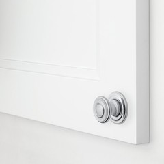 Baldwin 4902.BIN 1-1/2 Inch Diameter Cabinet Knob Backplate – Chrome
