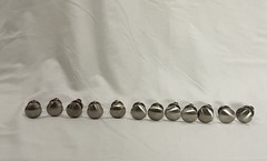 Lot 12 Satin Nickel Cabinet Knobs Drawer Pulls Round Modern Hardware Handles