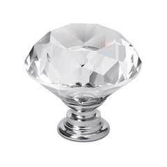 10 X Cabinet Knobs Drawer Knobs Pull Crystal Glass Diamond Cabinet Dresser Pulls