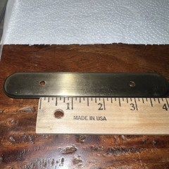 Antique Brass Finish Backplates (4) by Liberty P30047CAB E C, 3” CTC No Screws