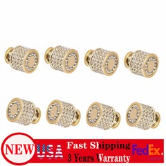 Crystal Brass Door Knobs Clear Diamond Cupboard Drawers Furniture Handle Cabinet