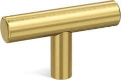 Stylish 10 Piece Brushed Brass Knob Set – Perfect for Wardrobes & Cabinets
