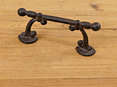 12 Handles Drawer Pulls T Bar Lot Rustic Cast Iron Farmhouse Cabinet Cupboard