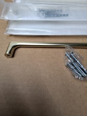 Asidrama, 10 Pack, Brush Gold Cabinet Pulls, Handles 12.6″