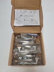 Ravinte 10 Pack Brushed Nickel Cabinet Handles 3 Inch Hole Center Drawer Pulls